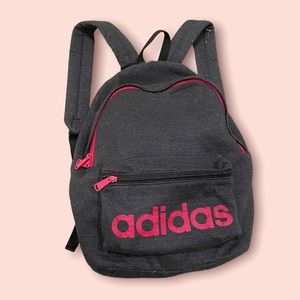 ❌SOLD❌ ADIDAS Bag Backpack / Gently Used / Color: Grey & Pink